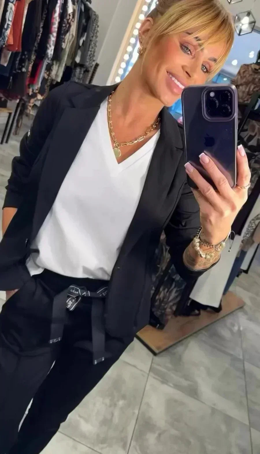 Ariane | Conjunto de Blazer y Pantalones Elegantes