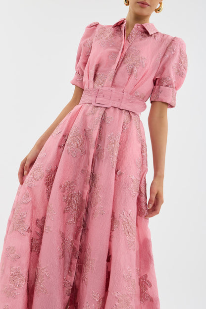 Rebecca - Vestido Corto de Mangas Abullonadas