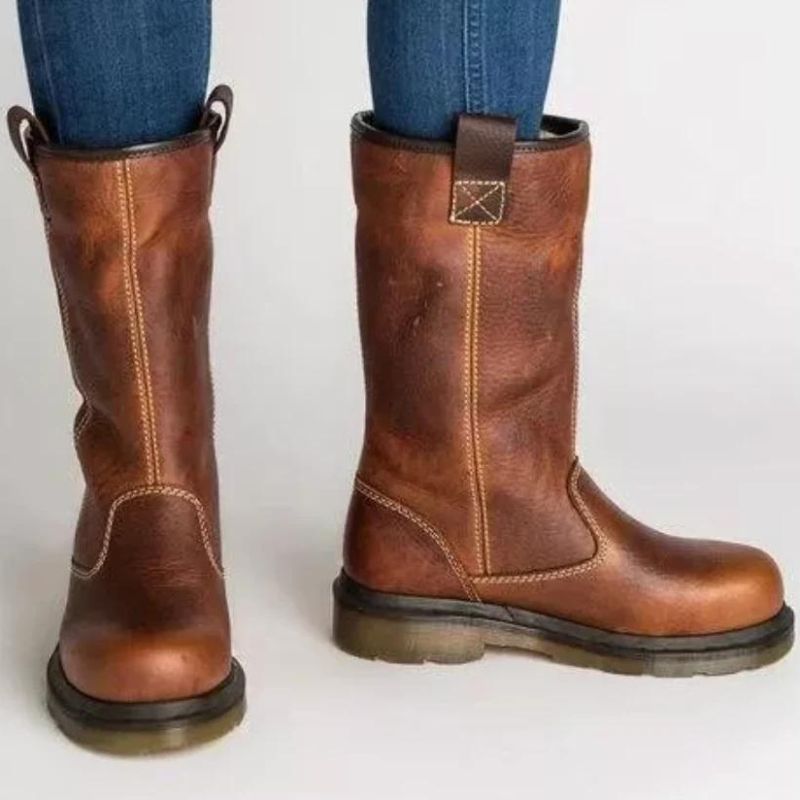 Hazel | Botas de Invierno de Cuero Forradas