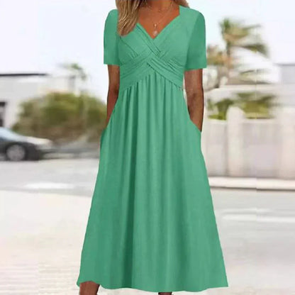 Frances | Vestido de Elegancia Sofisticada y Halagadora