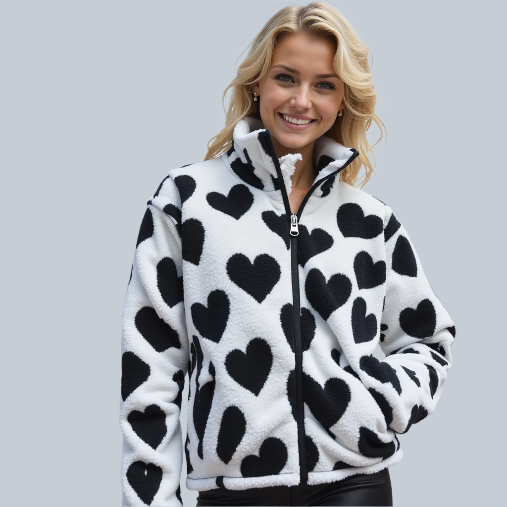 Alveena | Chaqueta Reversible Corazón
