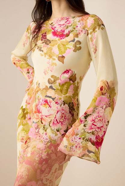 ALINA – VESTIDO ROMÁNTICO CON ESTAMPADO FLORAL