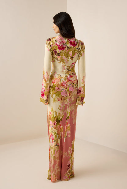 ALINA – VESTIDO ROMÁNTICO CON ESTAMPADO FLORAL