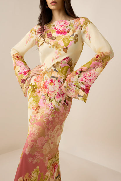 ALINA – VESTIDO ROMÁNTICO CON ESTAMPADO FLORAL