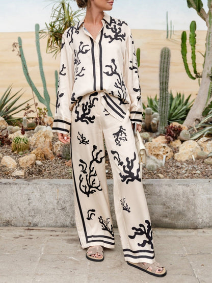 Emma | Conjunto de Pijama de Seda Elegante