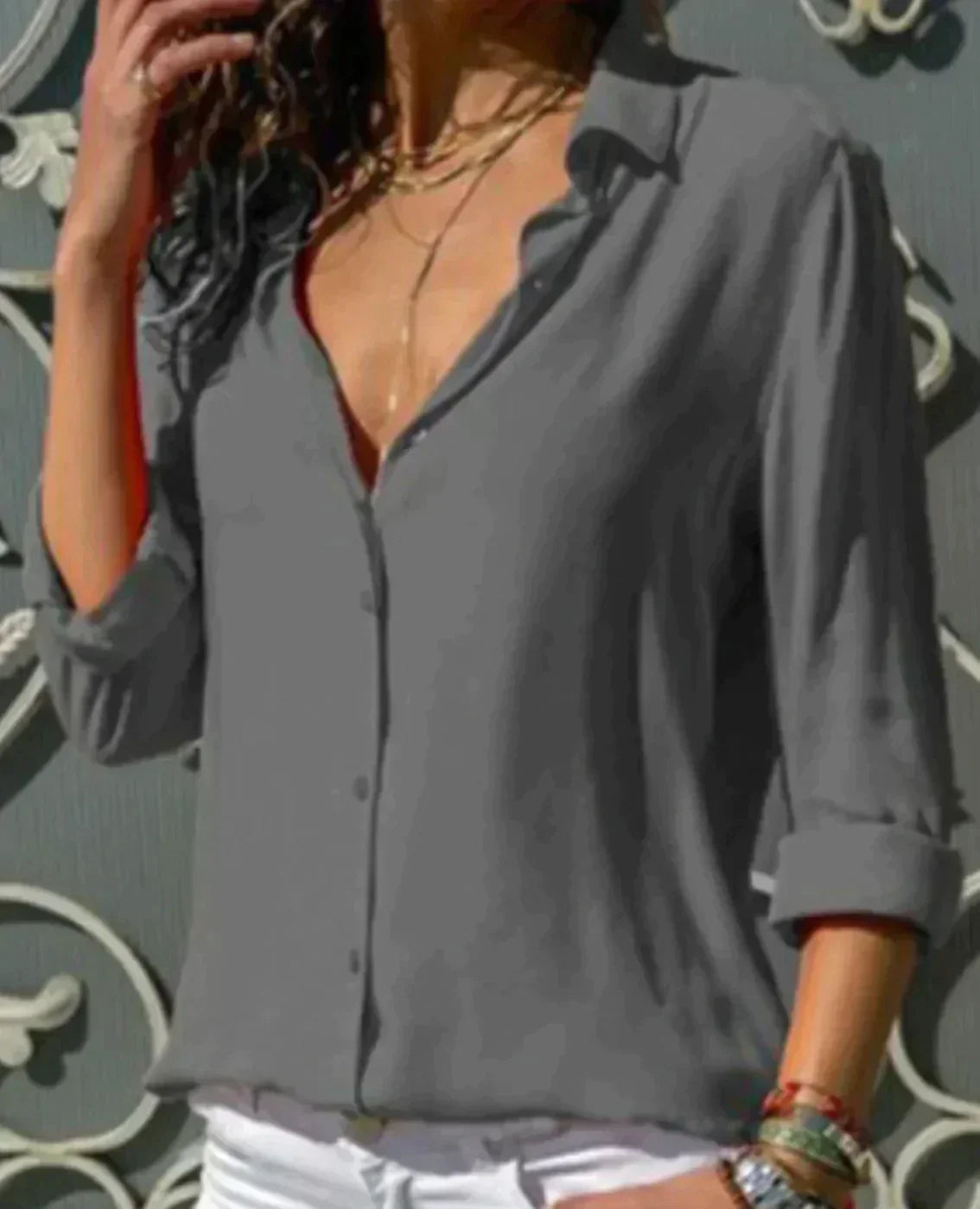 Camisa Clásica de Botones