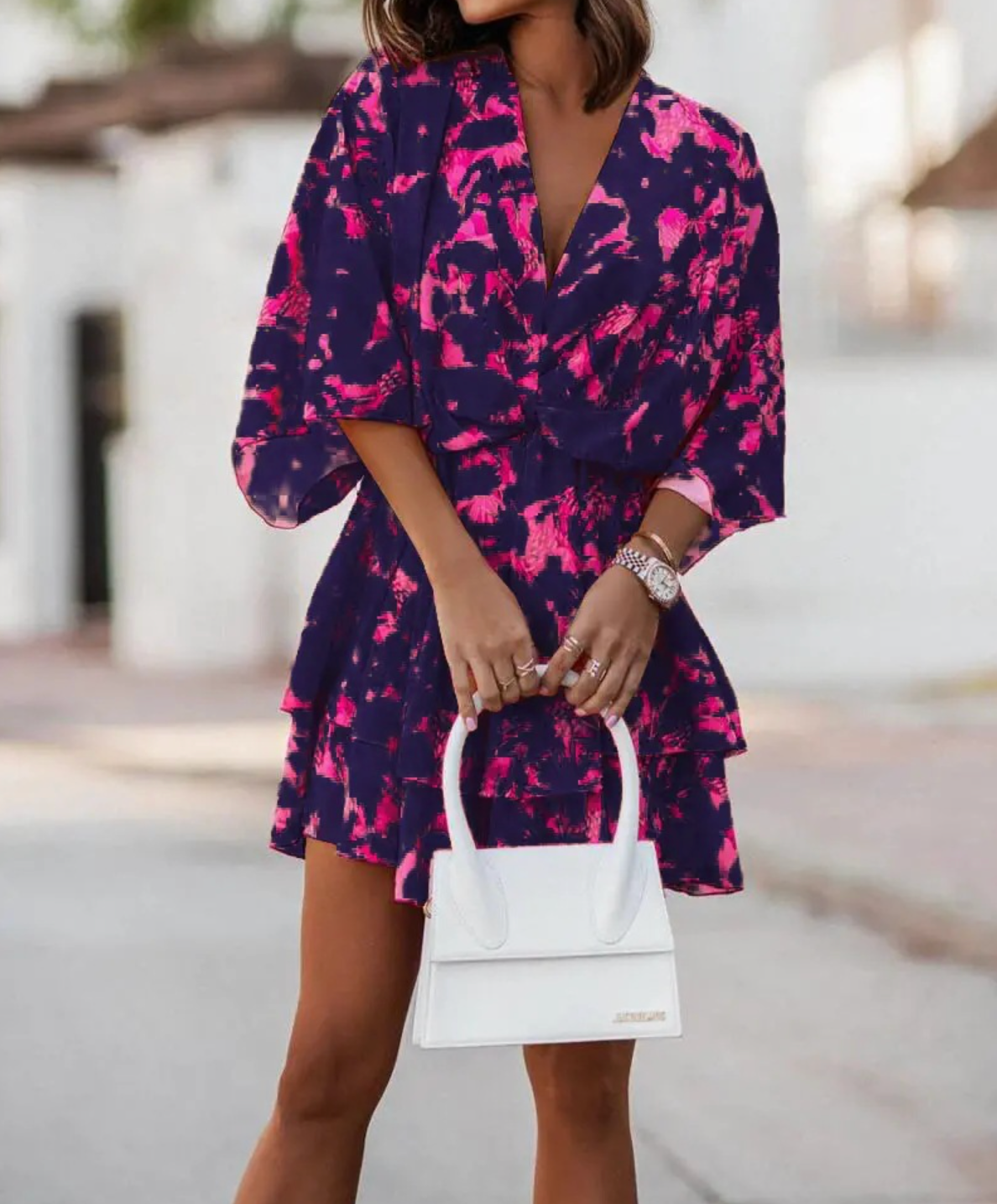 Valeria - Vestido Mini Floral Bohemio