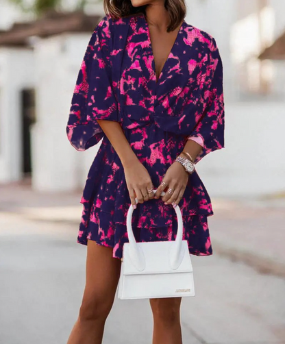 Valeria - Vestido Mini Floral Bohemio