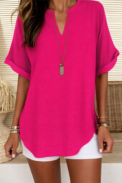 Dennys | Blusa ligera con escote en V