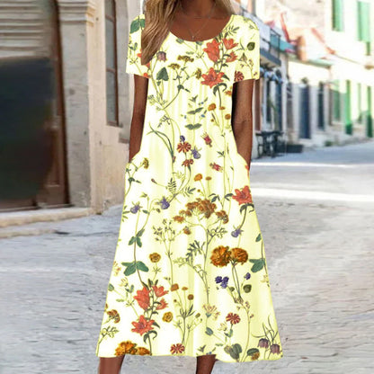 Riley | Vestido Casual de Verano con Bolsillos