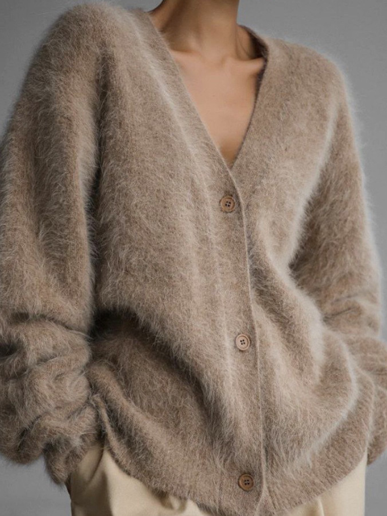 CARDIGÁN CELESTE LUXE FUZZY