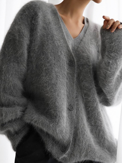 CARDIGÁN CELESTE LUXE FUZZY