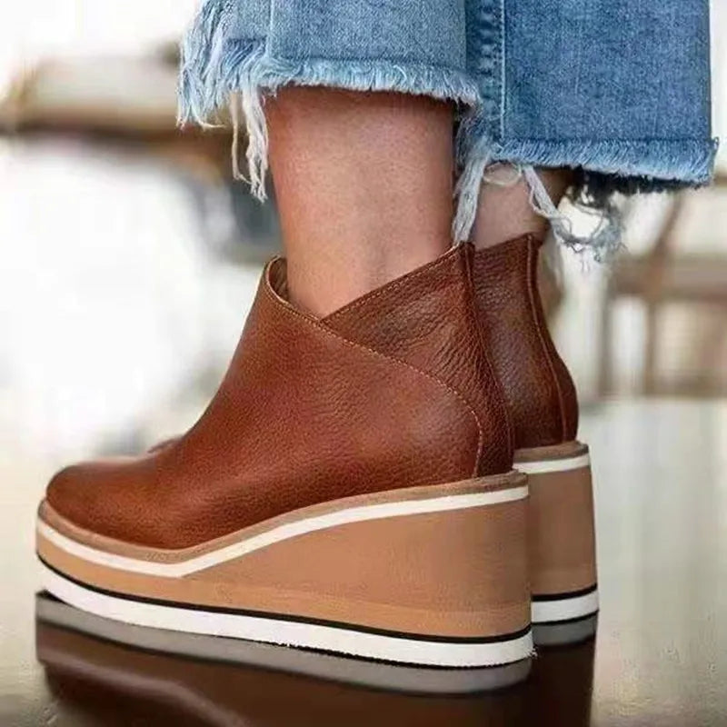 Botas de Cuero Elegantes Slim-Fit