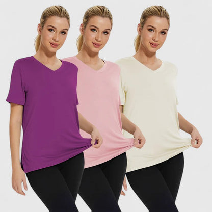 Samantha | Camiseta Confortable (Paquete de 3)