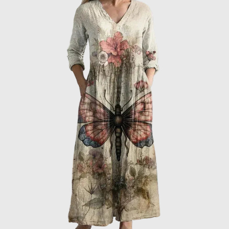 Vestido | Vestido Maxi Elegante y Fluido
