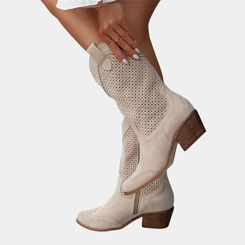 Rosie | Botas de Cuero Estilo Western