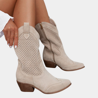 Rosie | Botas de Cuero Estilo Western