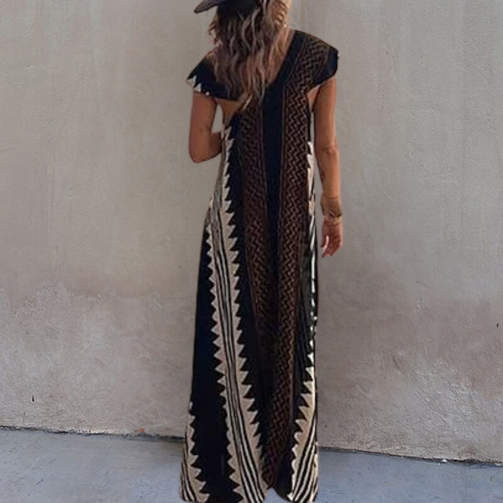 Adelina – Vestido Maxi Bohemio