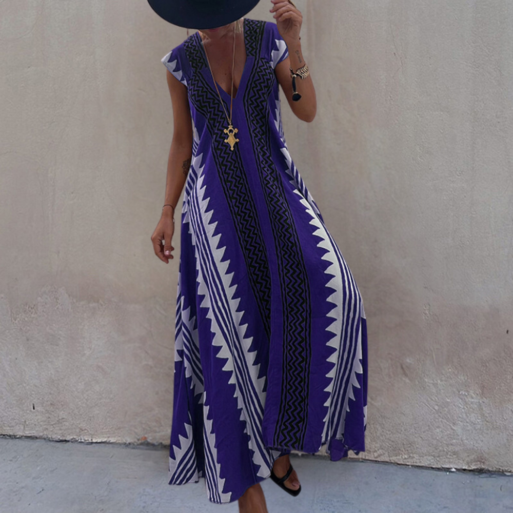 Adelina – Vestido Maxi Bohemio