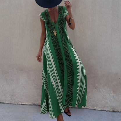 Adelina – Vestido Maxi Bohemio