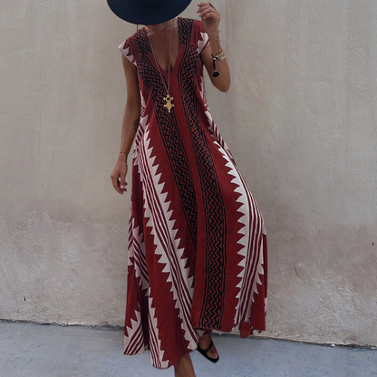 Adelina – Vestido Maxi Bohemio