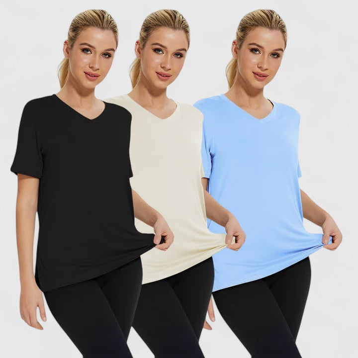 Samantha | Camiseta Confortable (Paquete de 3)