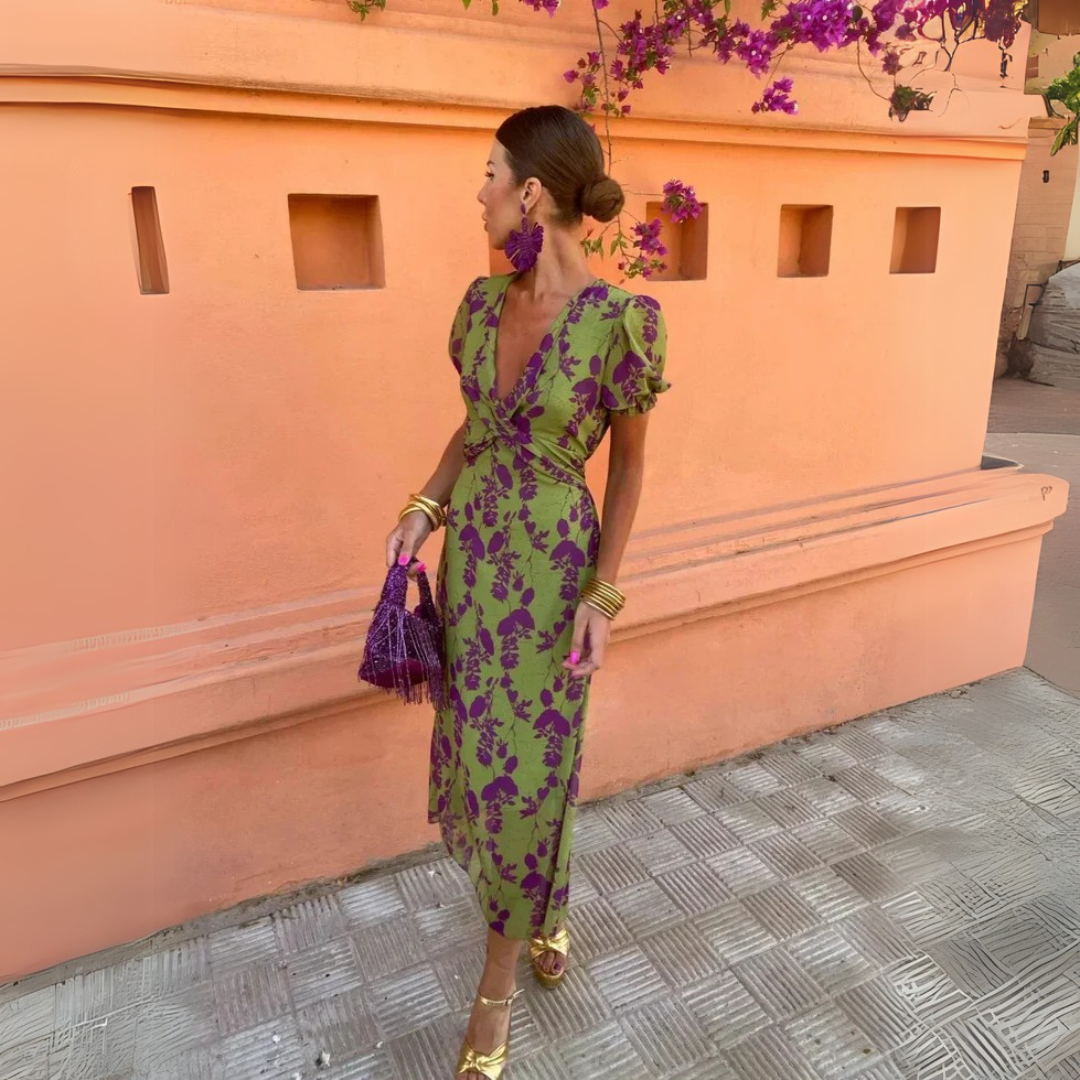 Danielle - Vestido Midi Floral