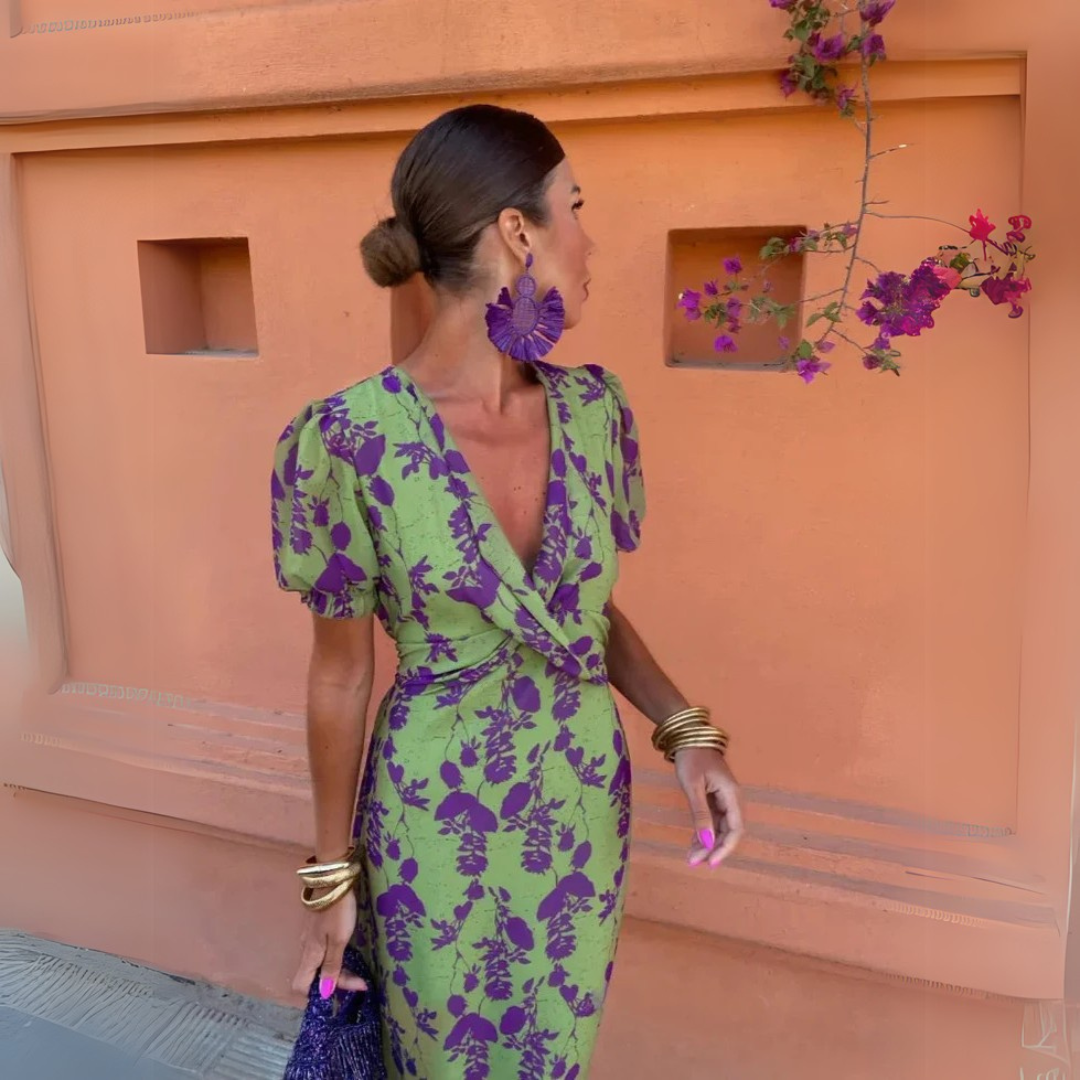 Danielle - Vestido Midi Floral