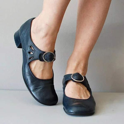 Lina - Sandalias ortopédicas elegantes de cuero