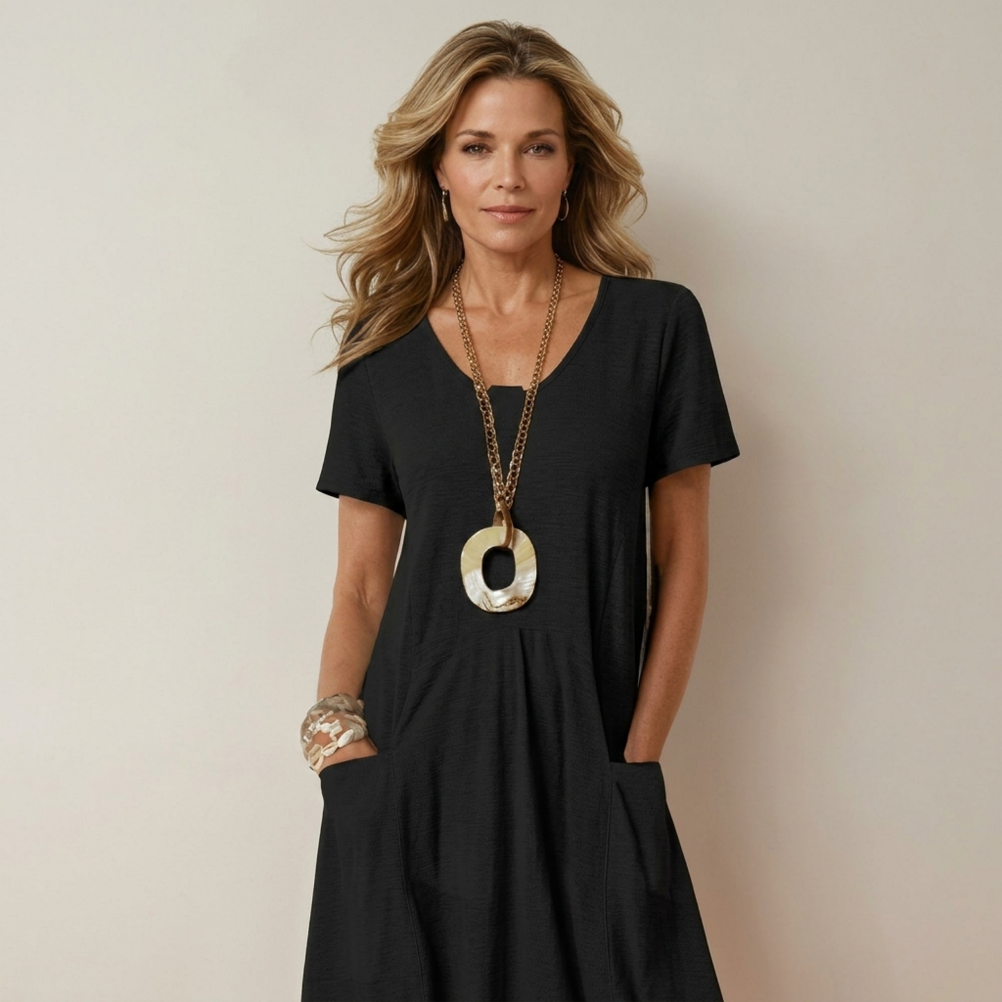 Oriane™ | Vestido Maxi Casual Fluido.
