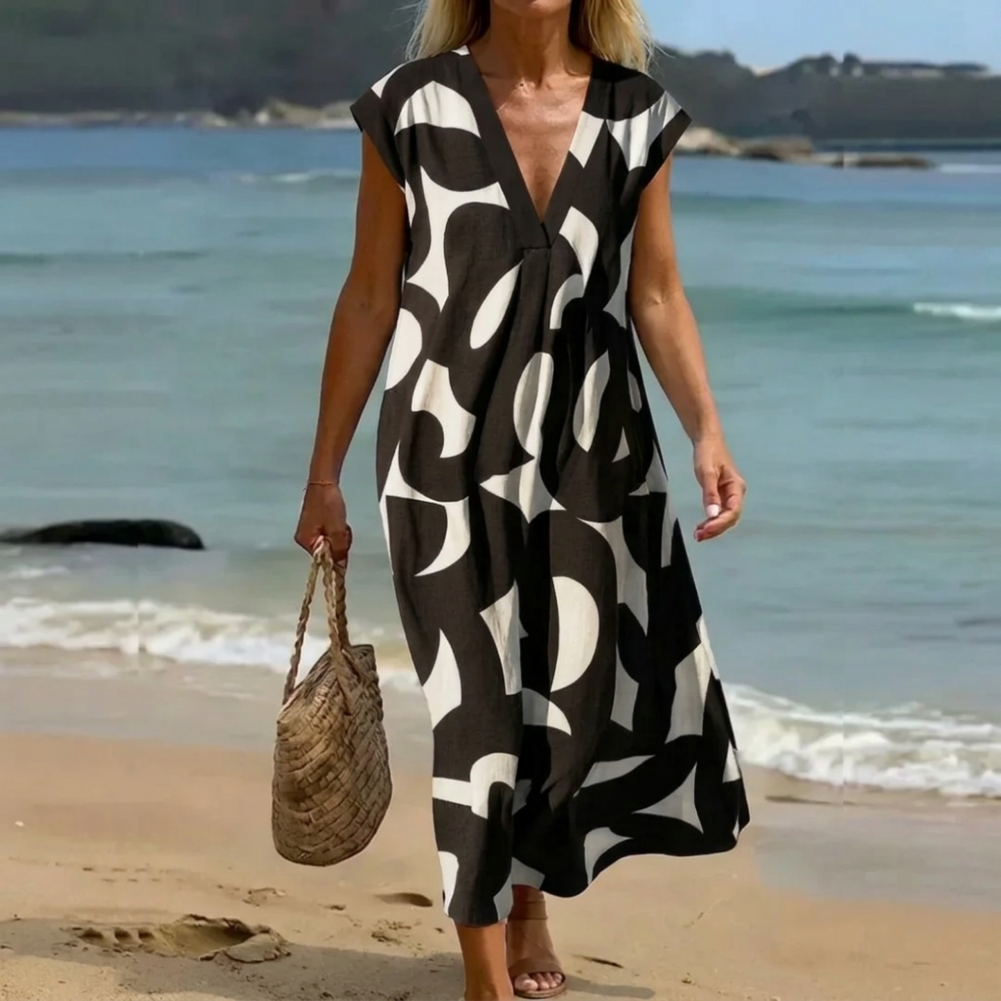 Tatiana™ | Vestido Maxi con Detalles de Bordado.