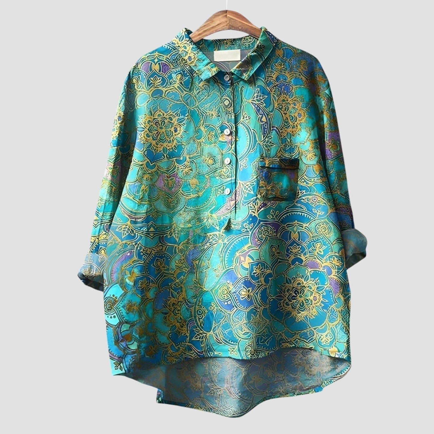 Soraya™ | 2025 – Blusa Boho Mandala