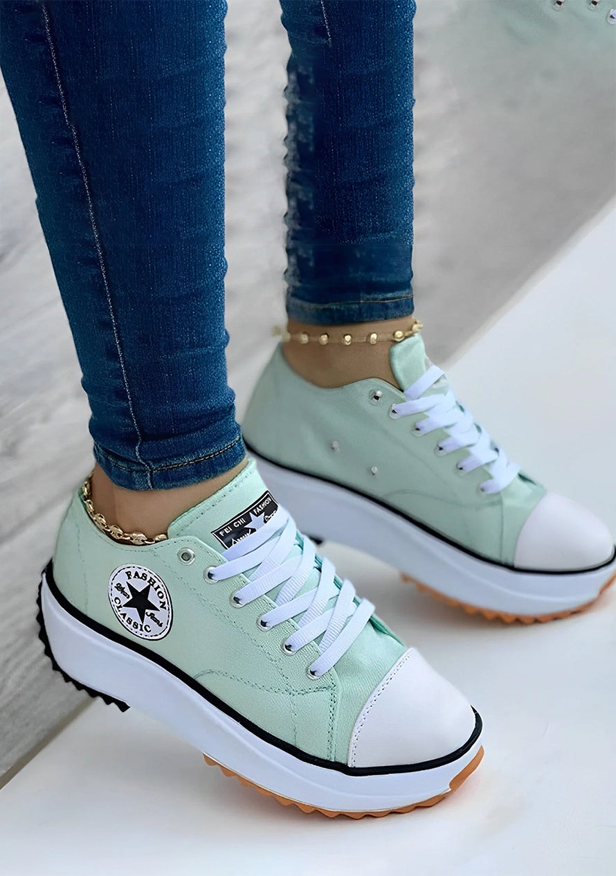 Zapatillas de tela – Sneakers modernas para mujer