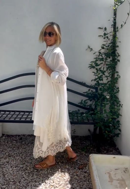 ALMERAY – CONJUNTO DE VESTIDO DE ENCAGE ELEGANTE