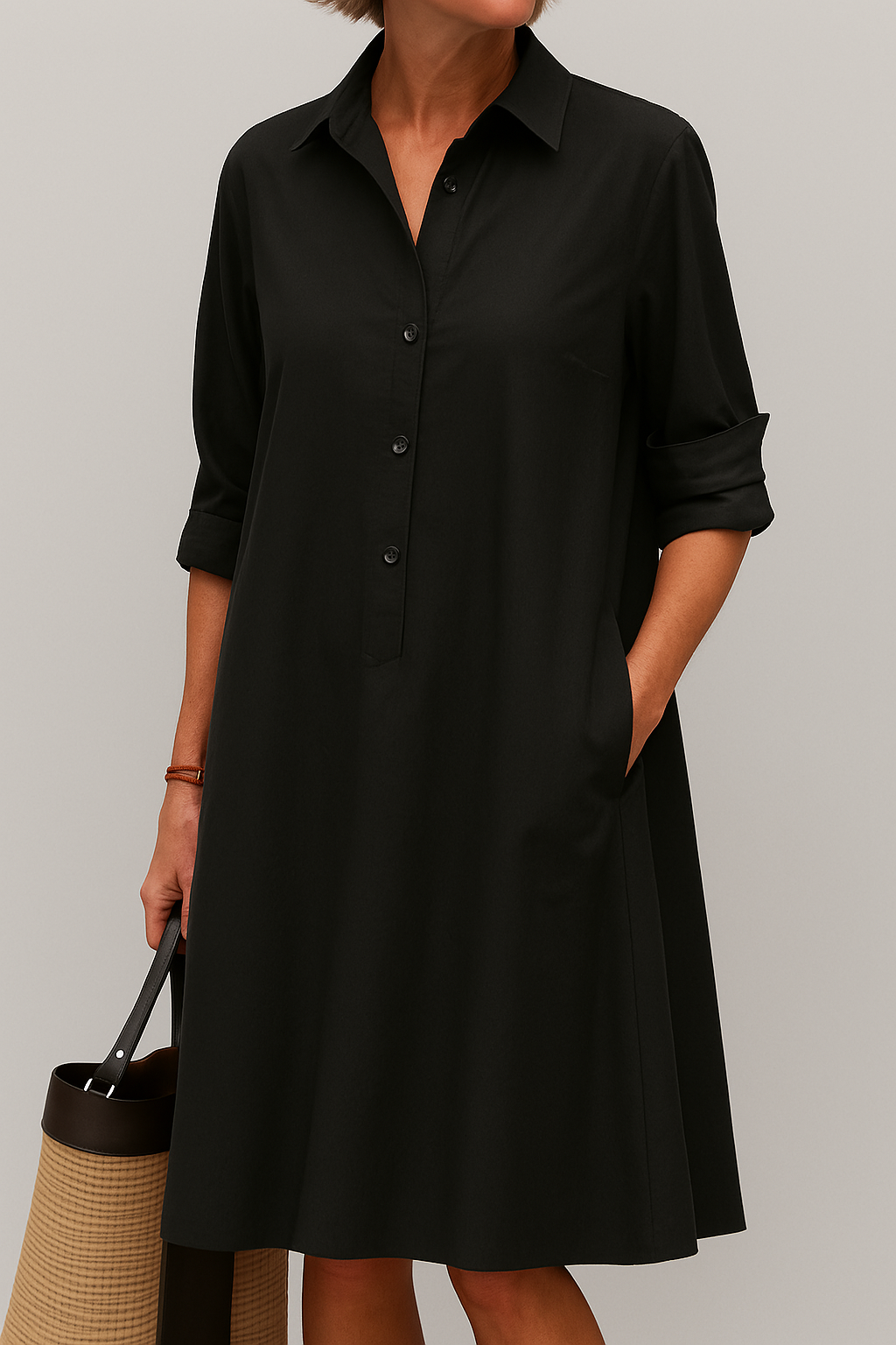 Elodie | Vestido Camisa con Botones