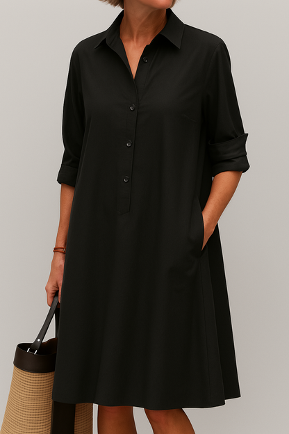 Elodie | Vestido Camisa con Botones
