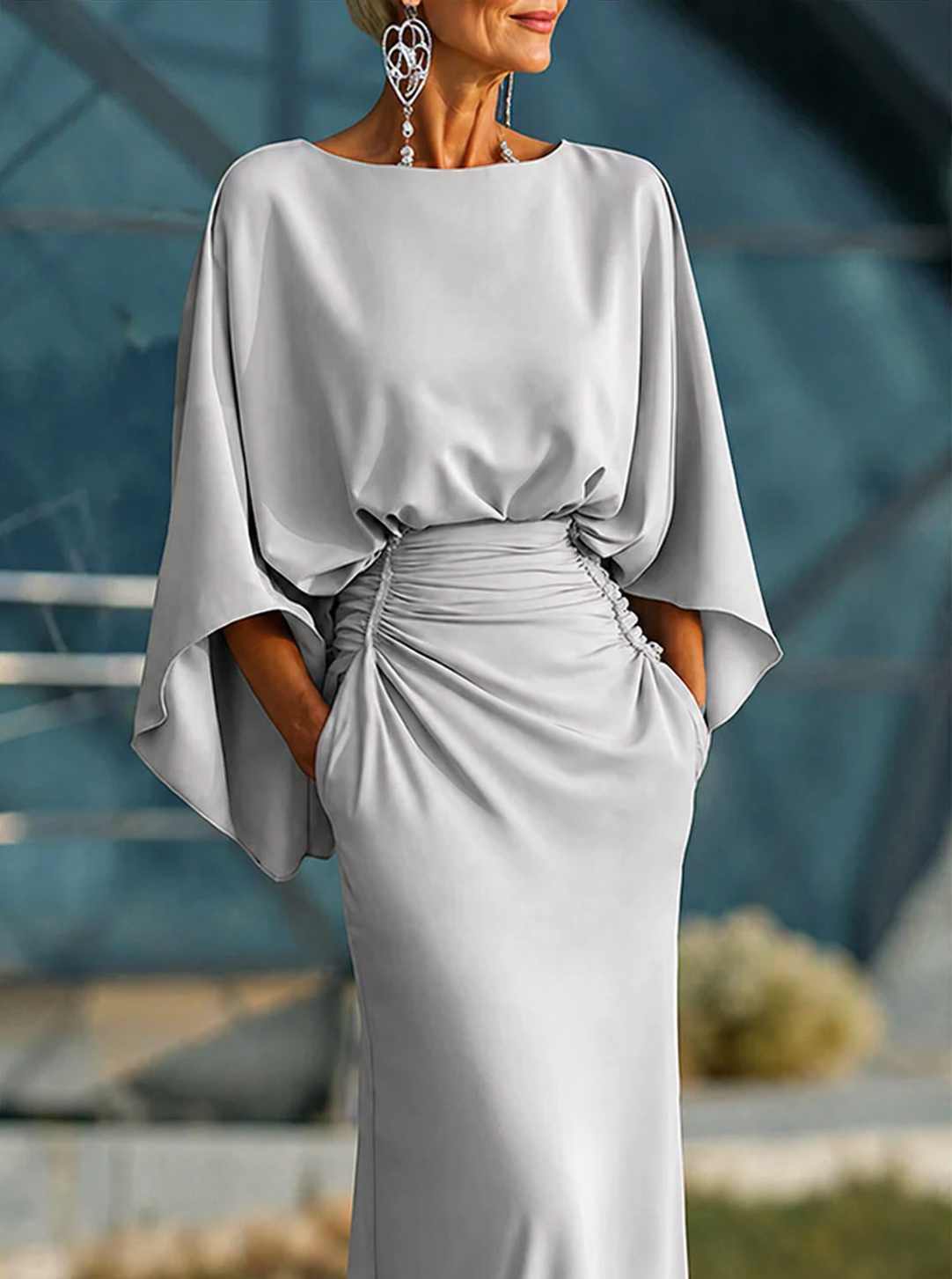 Clara | Vestido sin mangas elegante con escote en V