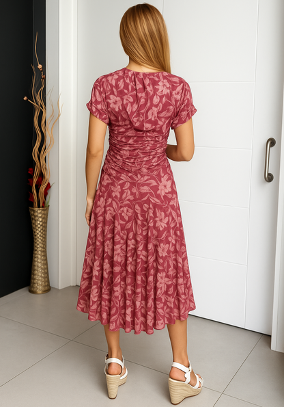ISLA – VESTIDO ENVOLVENTE DE ELEGANCIA FLORAL
