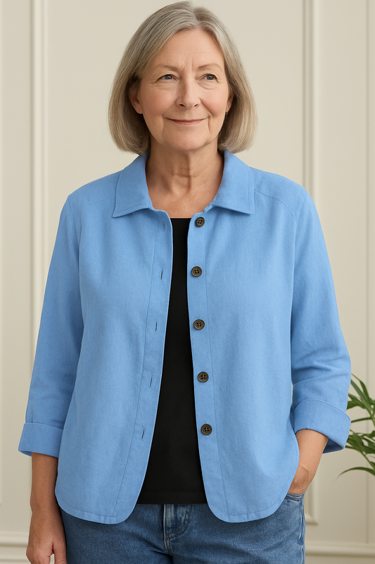 Marilla™ – Cárdigan camisa ligero clásico