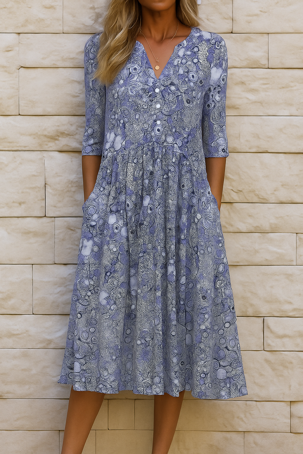 Harlow™ | Vestido Elegante con Escote en V