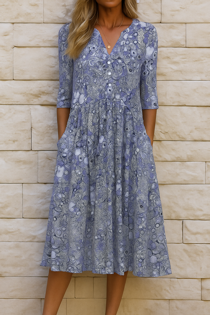 Harlow™ | Vestido Elegante con Escote en V