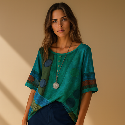 Valarie – Top Bohemio Colorido