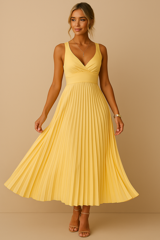 Oria - Vestido Elegante con Pliegues