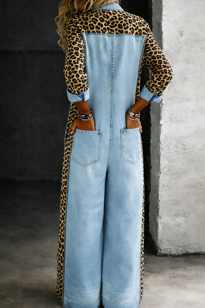 Amanda | Mono de Denim de Una Pieza
