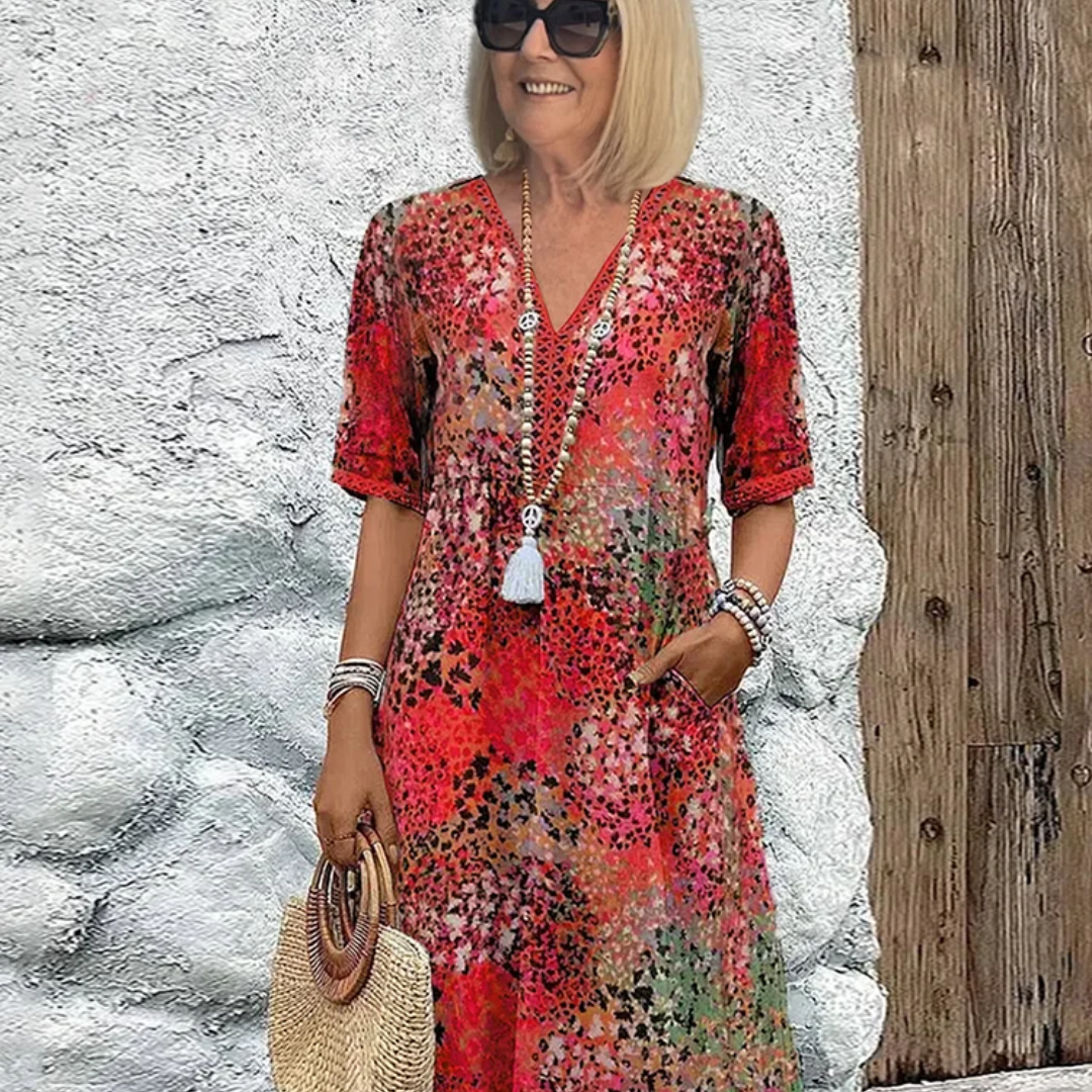 Florencia | Vestido Midi Vibrante