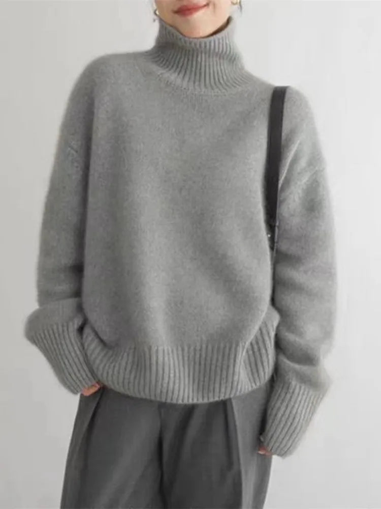 Marianne™ - Suéter de Cuello Alto Luxe
