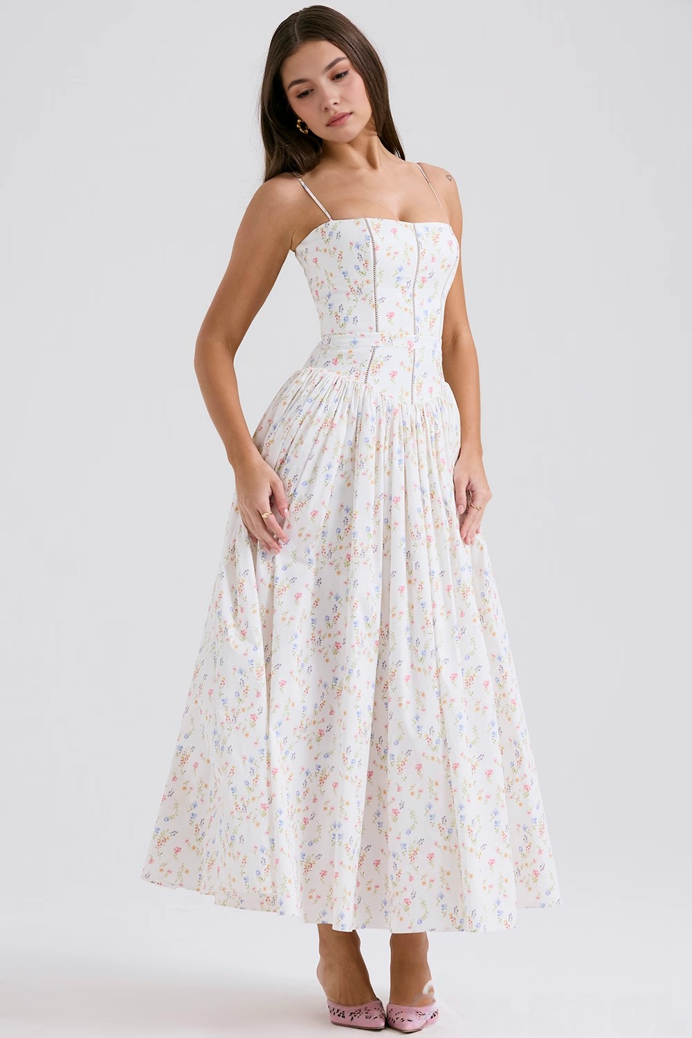 VIOLETTA - Vestido Midi Posy