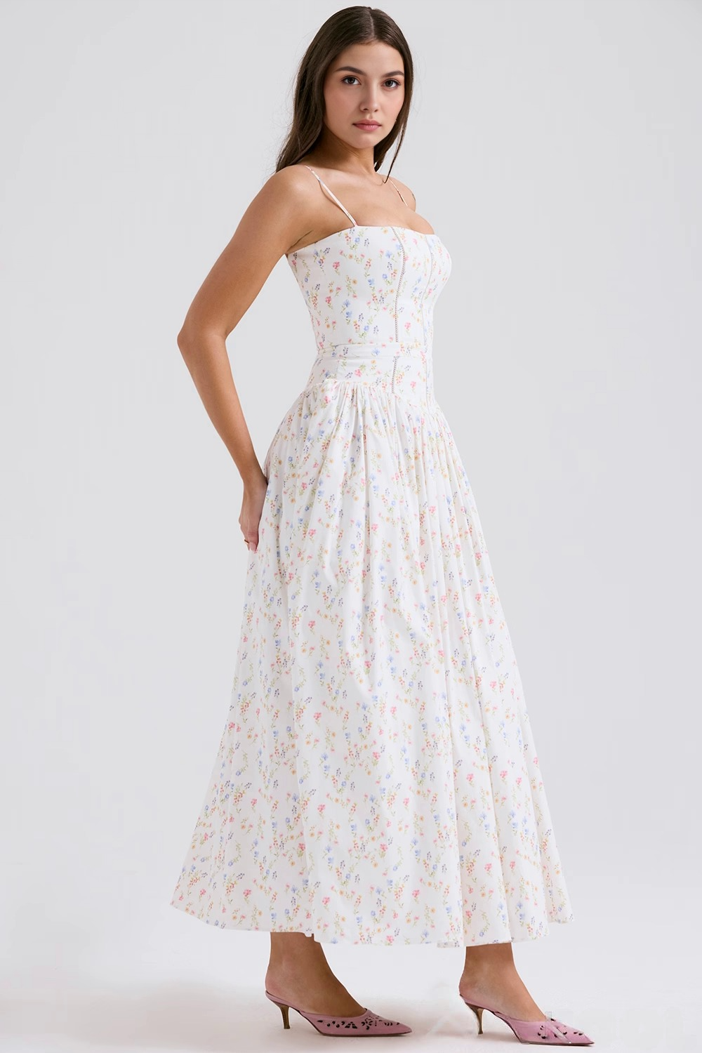 VIOLETTA - Vestido Midi Posy