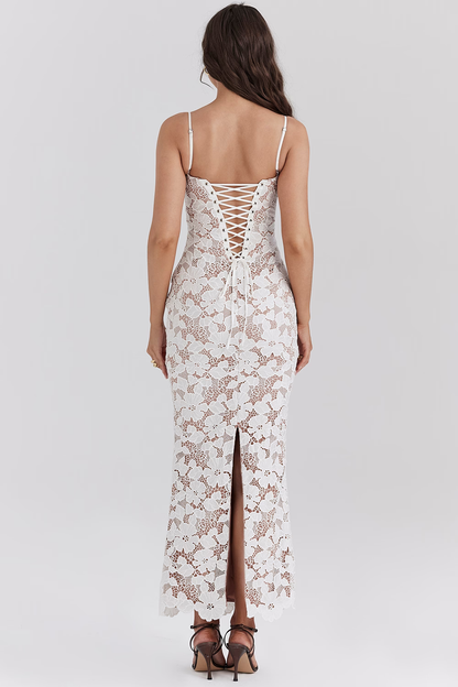 EVANGELINE - Vestido Maxi Bordado