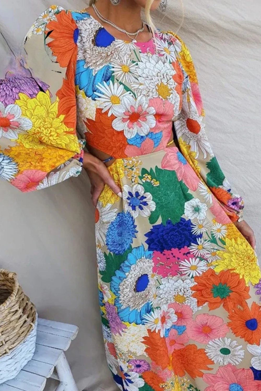 DAISY – VESTIDO MAXI FLORAL SOL